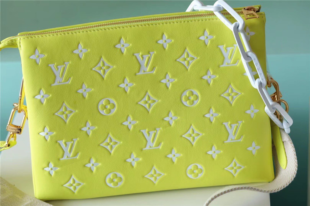 1:1 Replica Louis Vuitton LV Coussin PM Monogram Canvas Luxury Bag For Women Yellow M20843 - 10.2in/26cm - Image 8