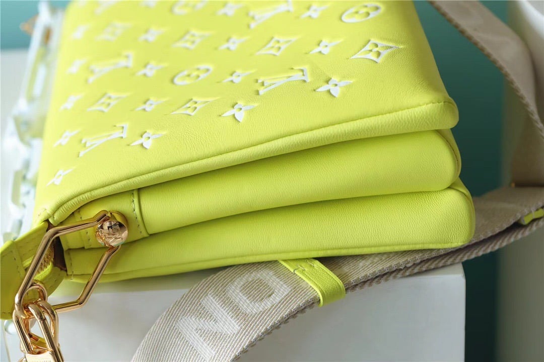 1:1 Replica Louis Vuitton LV Coussin PM Monogram Canvas Luxury Bag For Women Yellow M20843 - 10.2in/26cm - Image 7