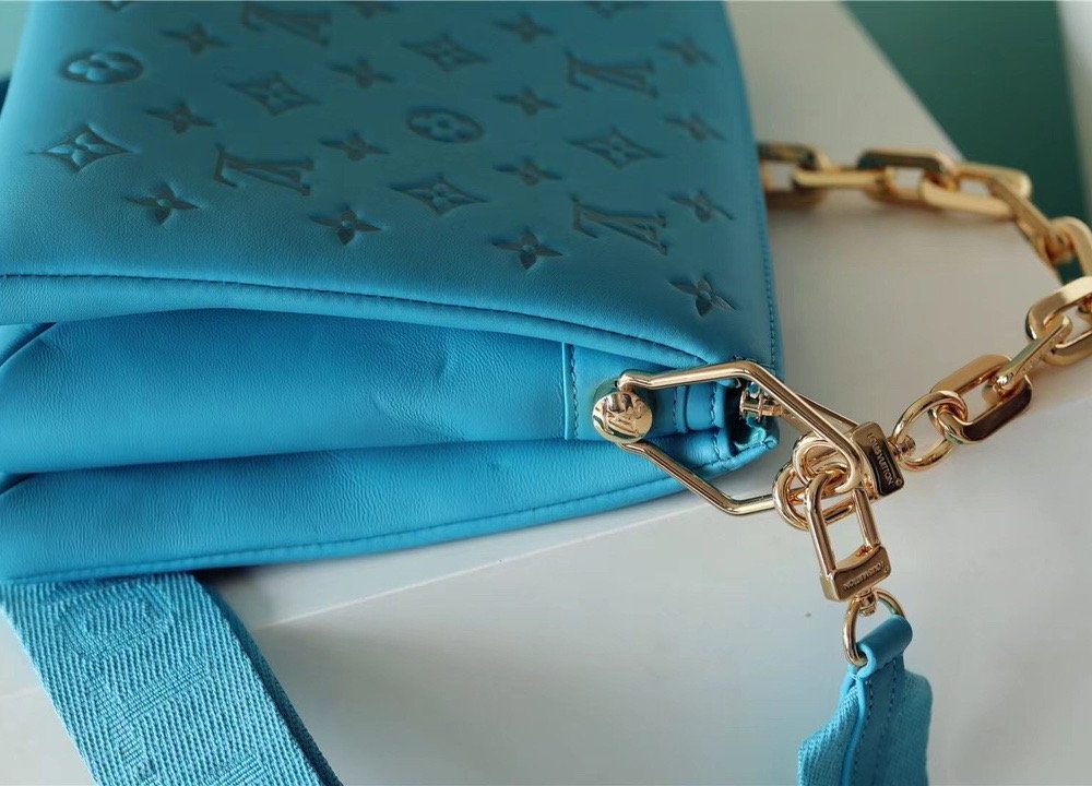 1:1 Replica Louis Vuitton LV Coussin PM Monogram Blue Luxury Bag For Women - 10.2in/26cm
