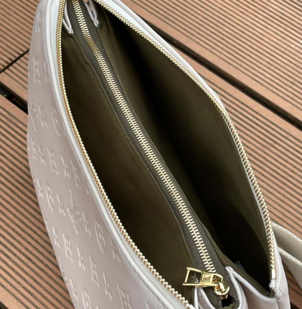 1:1 Replica Louis Vuitton LV Coussin PM Monogram Embossed Puffy White Luxury Bag For Women M57793 - 10.2in/26cm