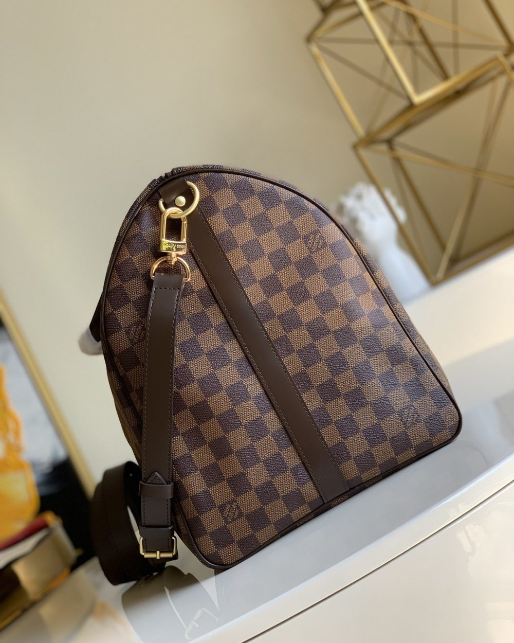 1:1 Replica Louis Vuitton LV Damier 55cm Brown Luxury Bag For Women - 55cm