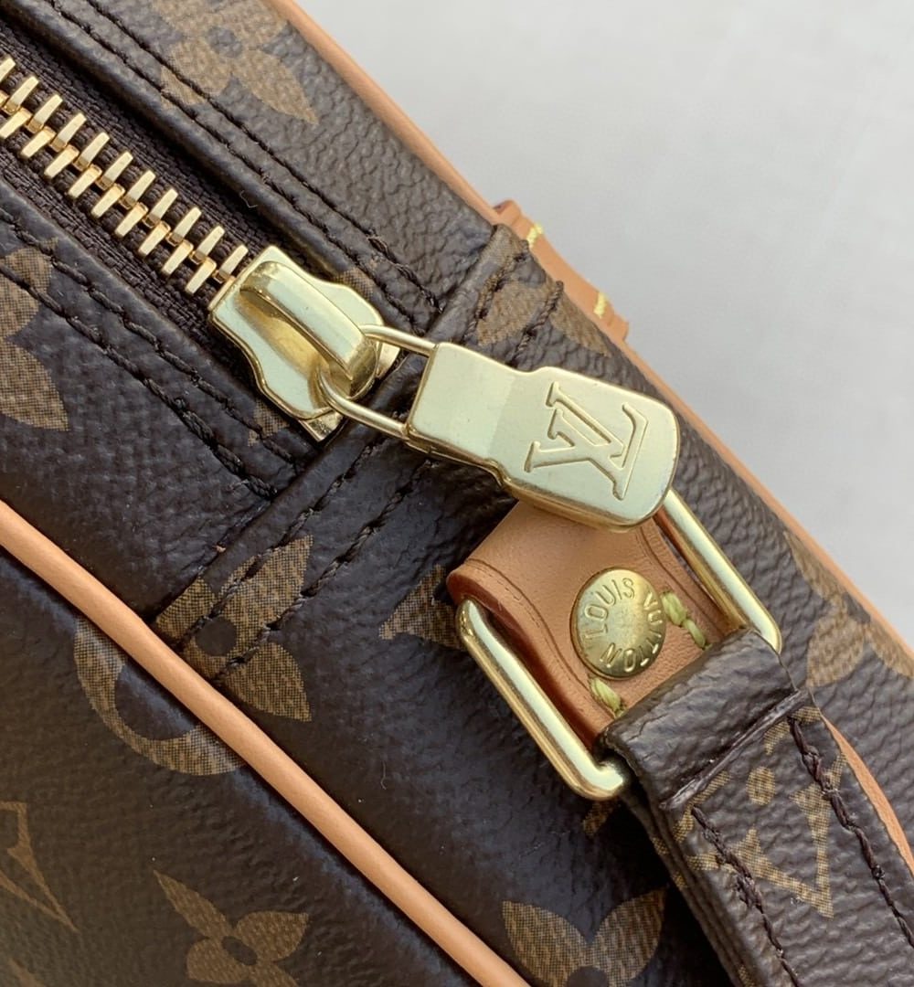 1:1 Replica Louis Vuitton LV Danube Monogram Canvas Luxury Bag For Women M45266 - 8.3in/21cm