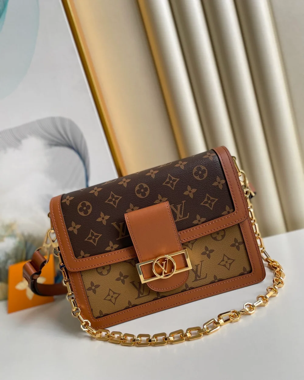 1:1 Replica Louis Vuitton LV Dauphine MM other Monogram Canvas Luxury Bag For Women M45958 - 25cm