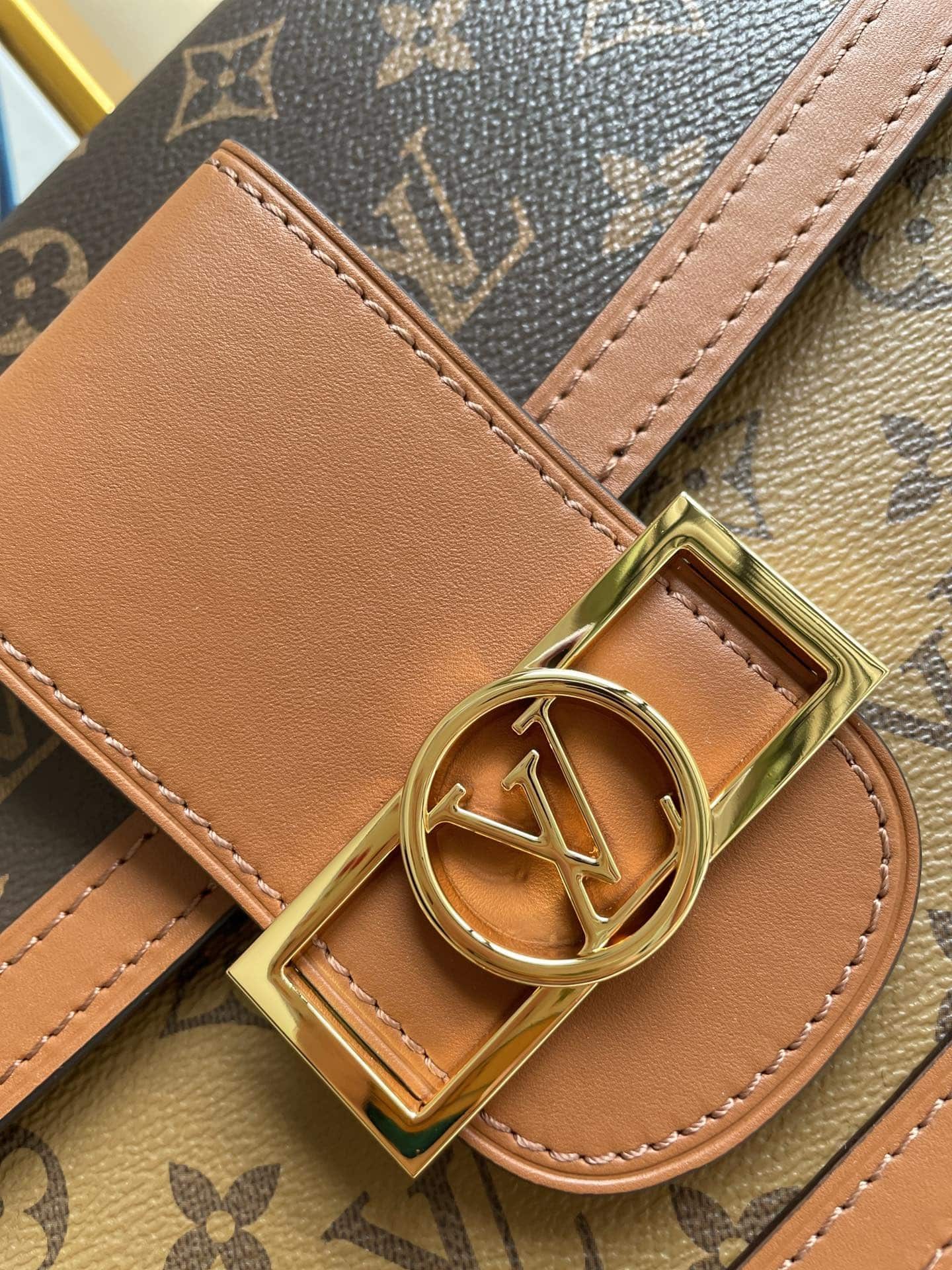 1:1 Replica Louis Vuitton LV Dauphine MM other Monogram Canvas Luxury Bag For Women M45958 - 25cm - Image 6