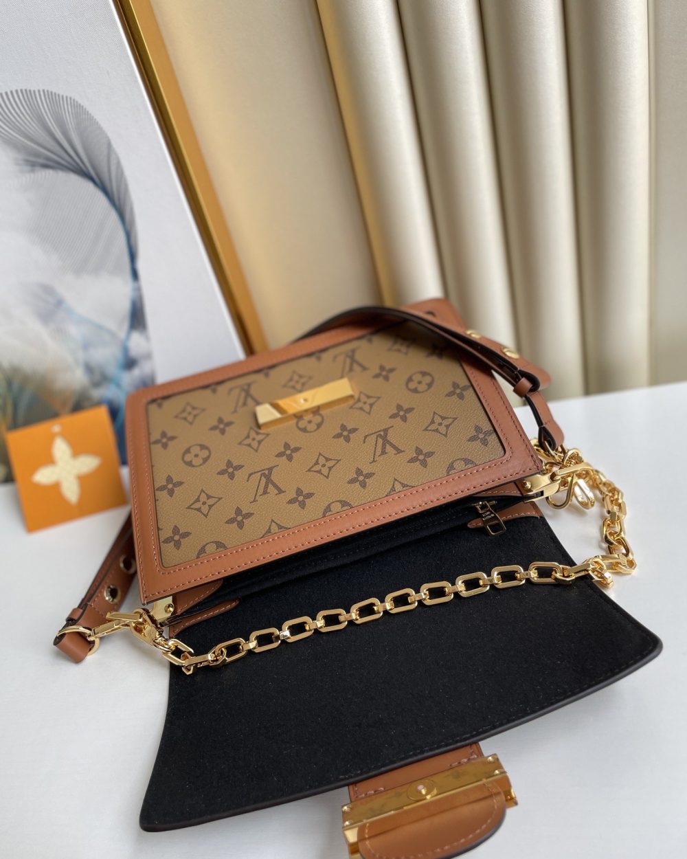 1:1 Replica Louis Vuitton LV Dauphine MM other Monogram Canvas Luxury Bag For Women M45958 - 25cm