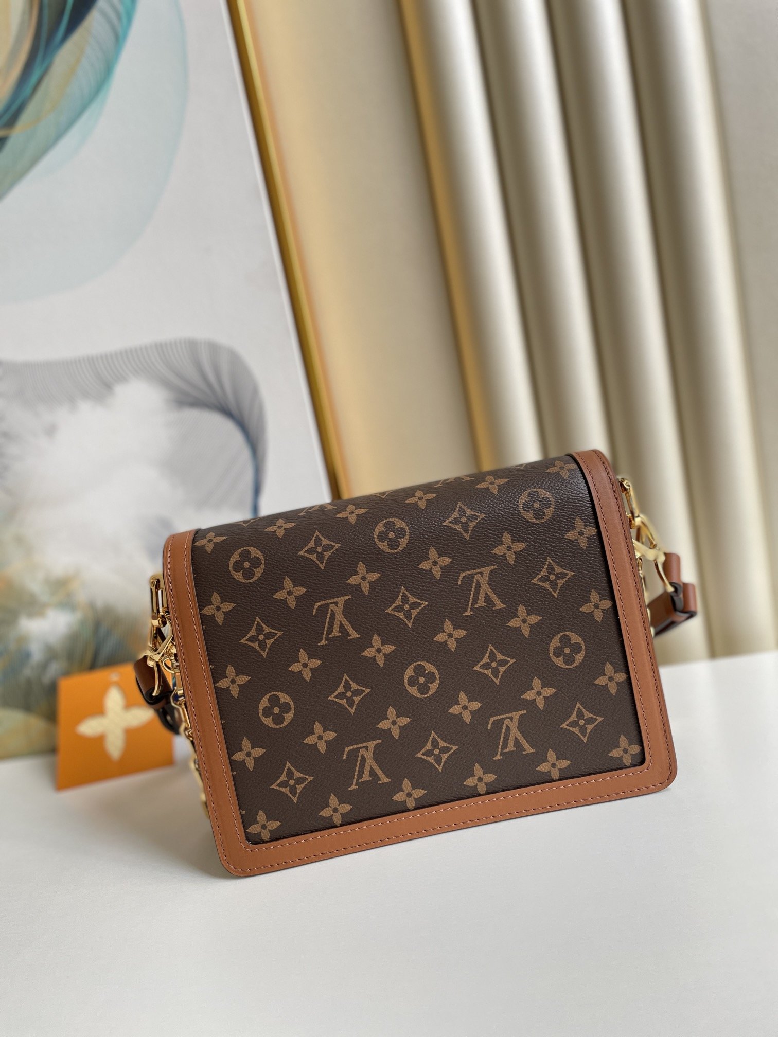 1:1 Replica Louis Vuitton LV Dauphine MM other Monogram Canvas Luxury Bag For Women M45958 - 25cm - Image 10
