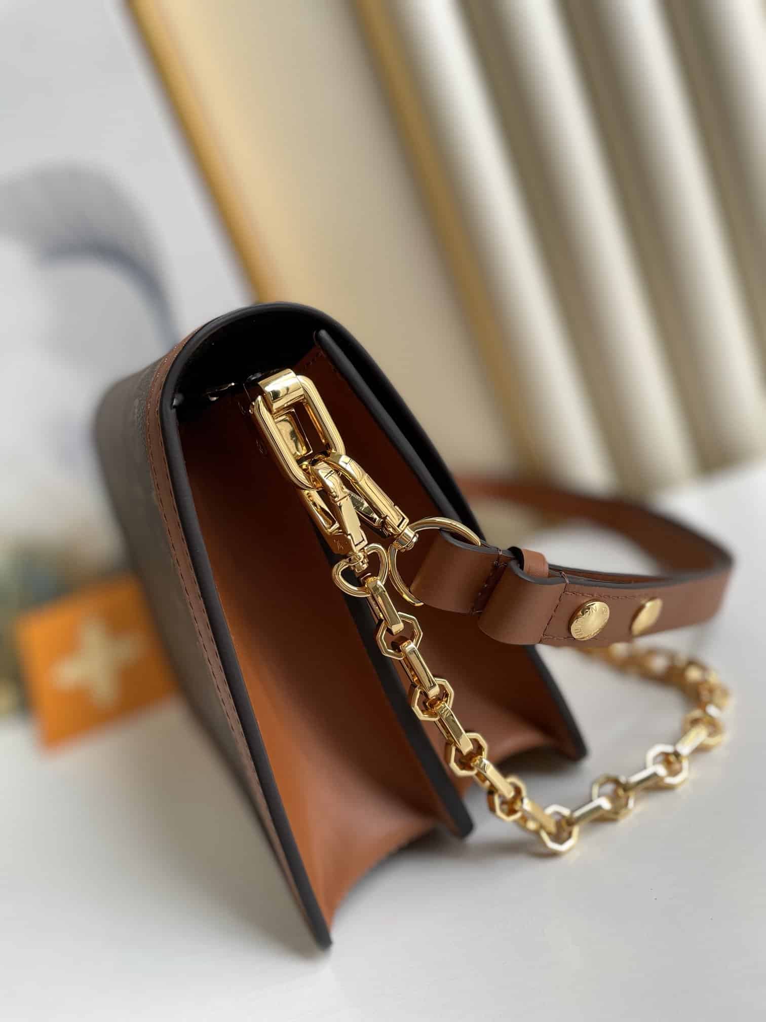 1:1 Replica Louis Vuitton LV Dauphine MM other Monogram Canvas Luxury Bag For Women M45958 - 25cm - Image 4