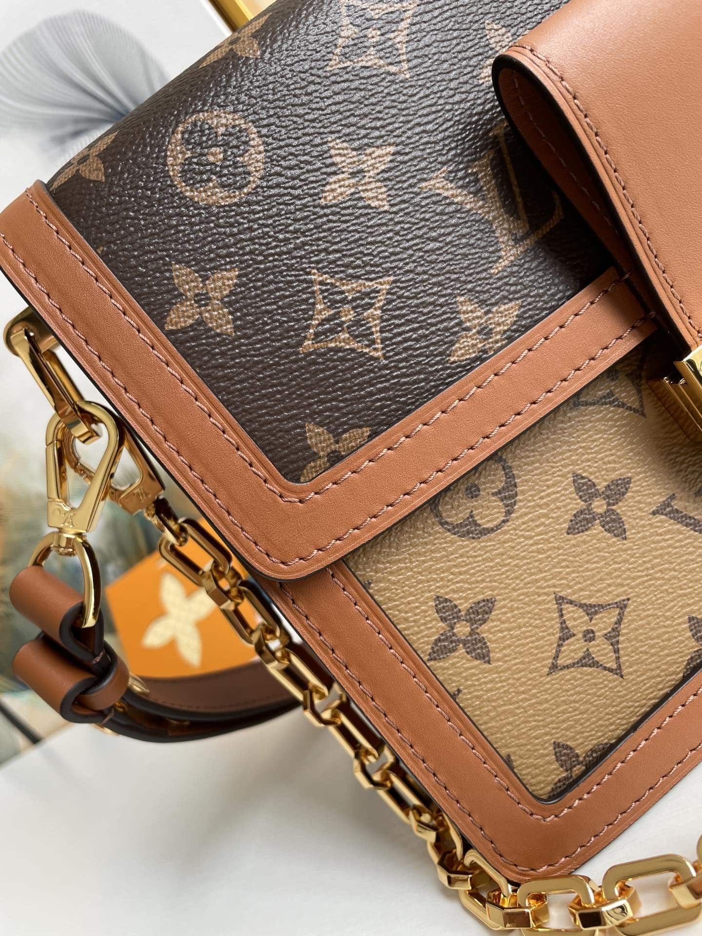 1:1 Replica Louis Vuitton LV Dauphine MM other Monogram Canvas Luxury Bag For Women M45958 - 25cm - Image 8