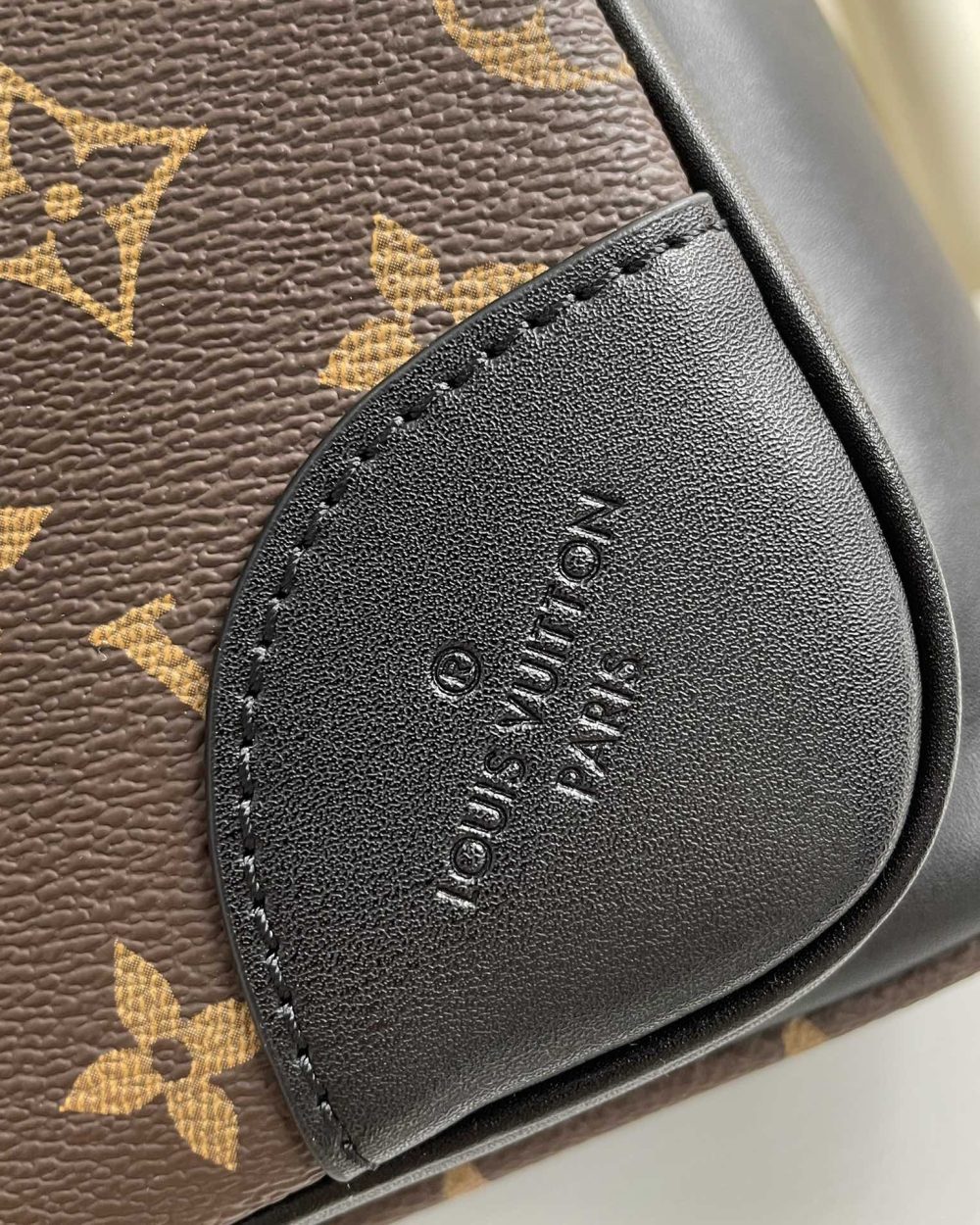 1:1 Replica Louis Vuitton LV Dean Backpack Monogram Macassar Canvas Unique Bag For Men M45335 - 42cm