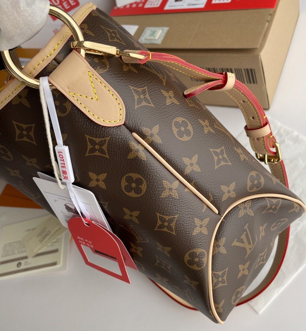 1:1 Replica Louis Vuitton LV Delightful PM Monogram Canvas Natural Luxury Bag For Women M40352 - 33cm