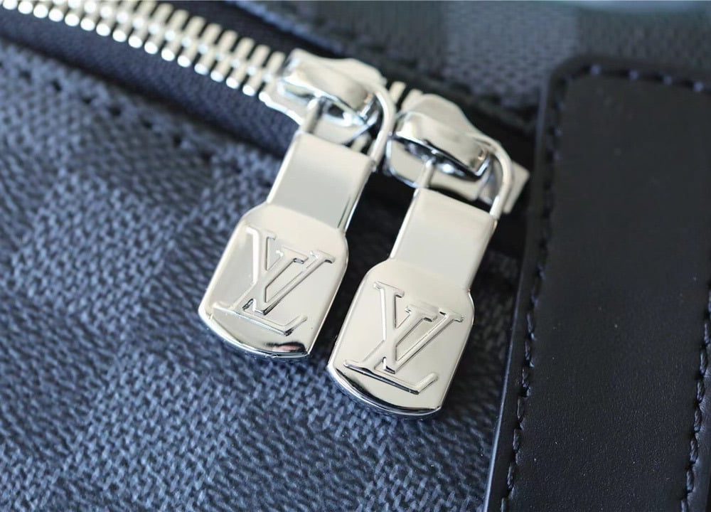 1:1 Replica Louis Vuitton LV Discovery Backpack Damier Graphite Canvas Unique Bag For Men N45275 - 40cm