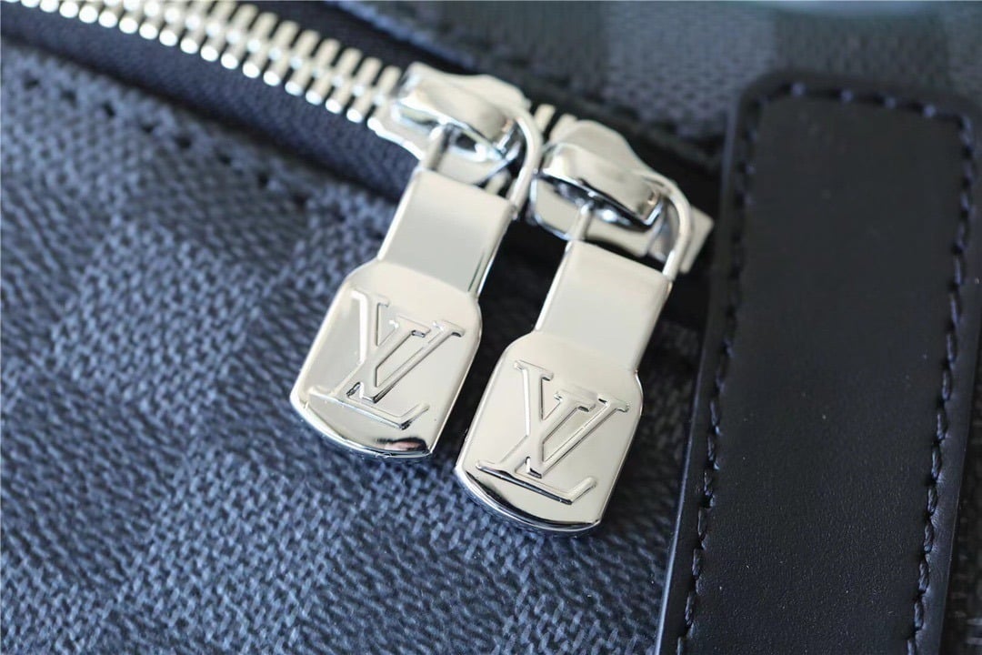 1:1 Replica Louis Vuitton LV Discovery Backpack Damier Graphite Canvas Unique Bag For Men N45275 - 40cm - Image 8