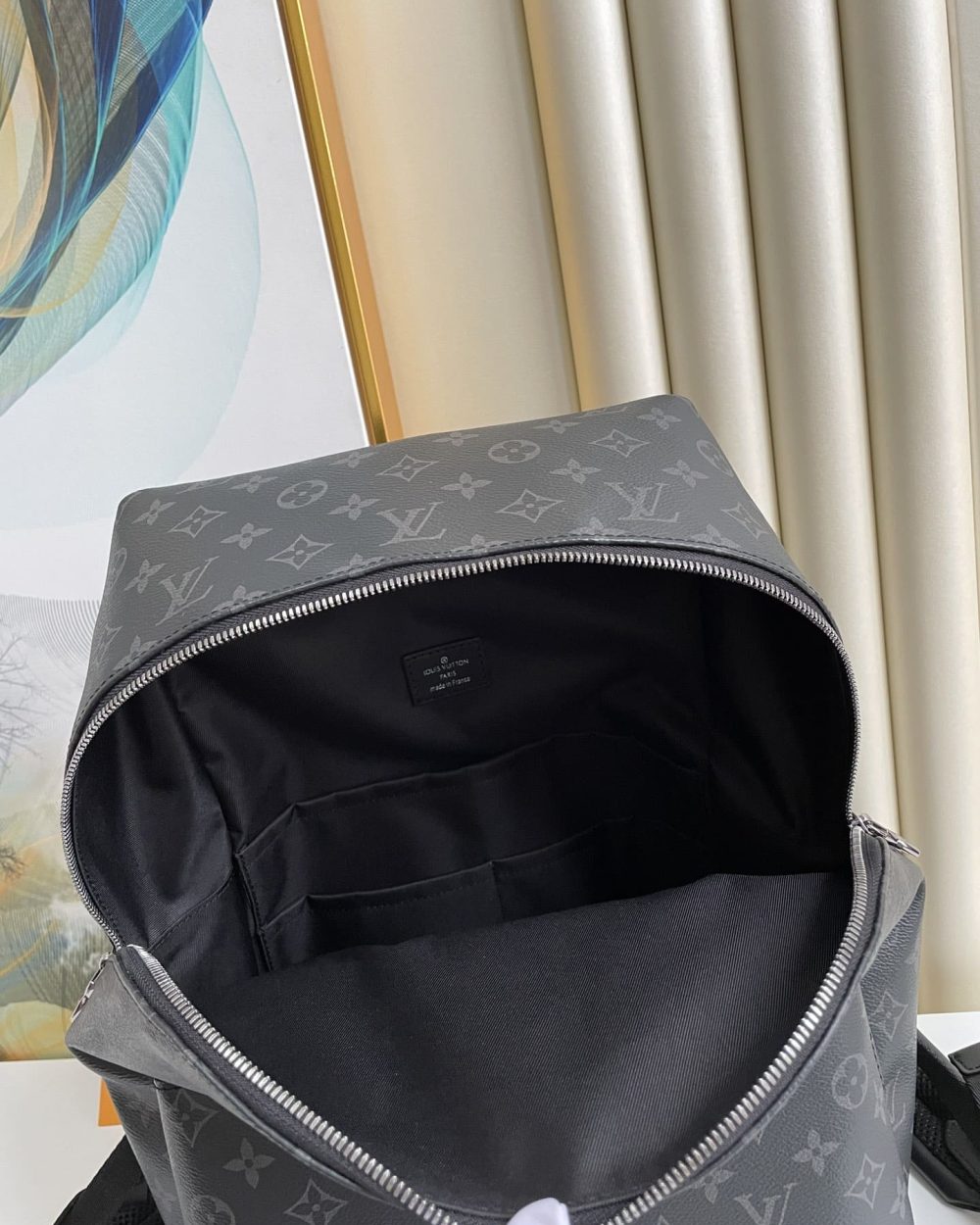 1:1 Replica Louis Vuitton LV Discovery Backpack PM Monogram Eclipse Canvas Unique Bag For Men M43186 - 40cm