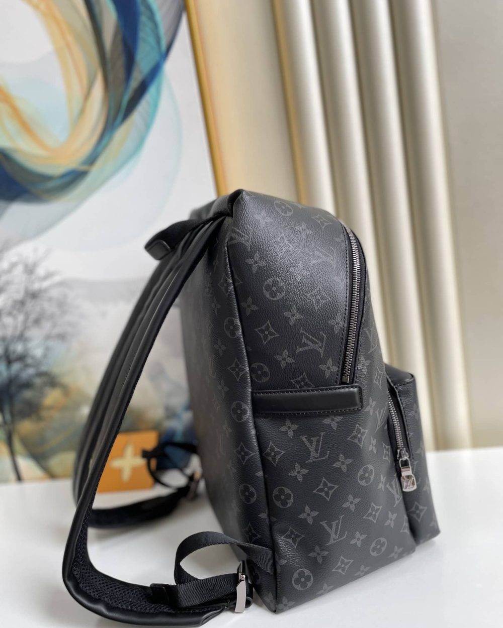 1:1 Replica Louis Vuitton LV Discovery Backpack PM Monogram Eclipse Canvas Unique Bag For Men M43186 - 40cm