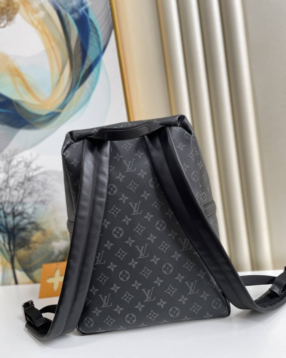 1:1 Replica Louis Vuitton LV Discovery Backpack PM Monogram Eclipse Canvas Unique Bag For Men M43186 - 40cm
