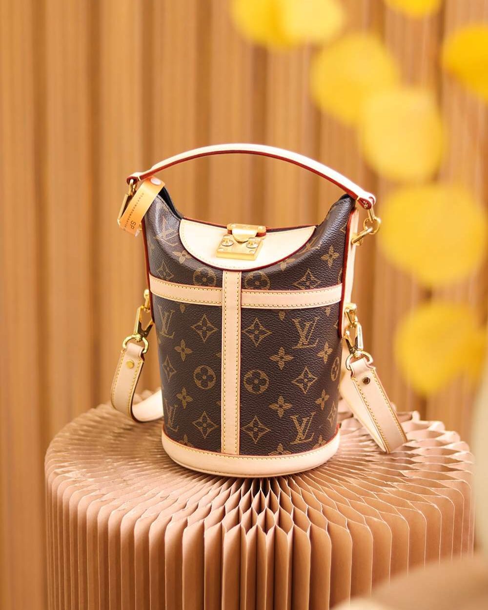 1:1 Replica Louis Vuitton LV Duffle Bag Brown Unique Bag For Women M43587 - 23cm