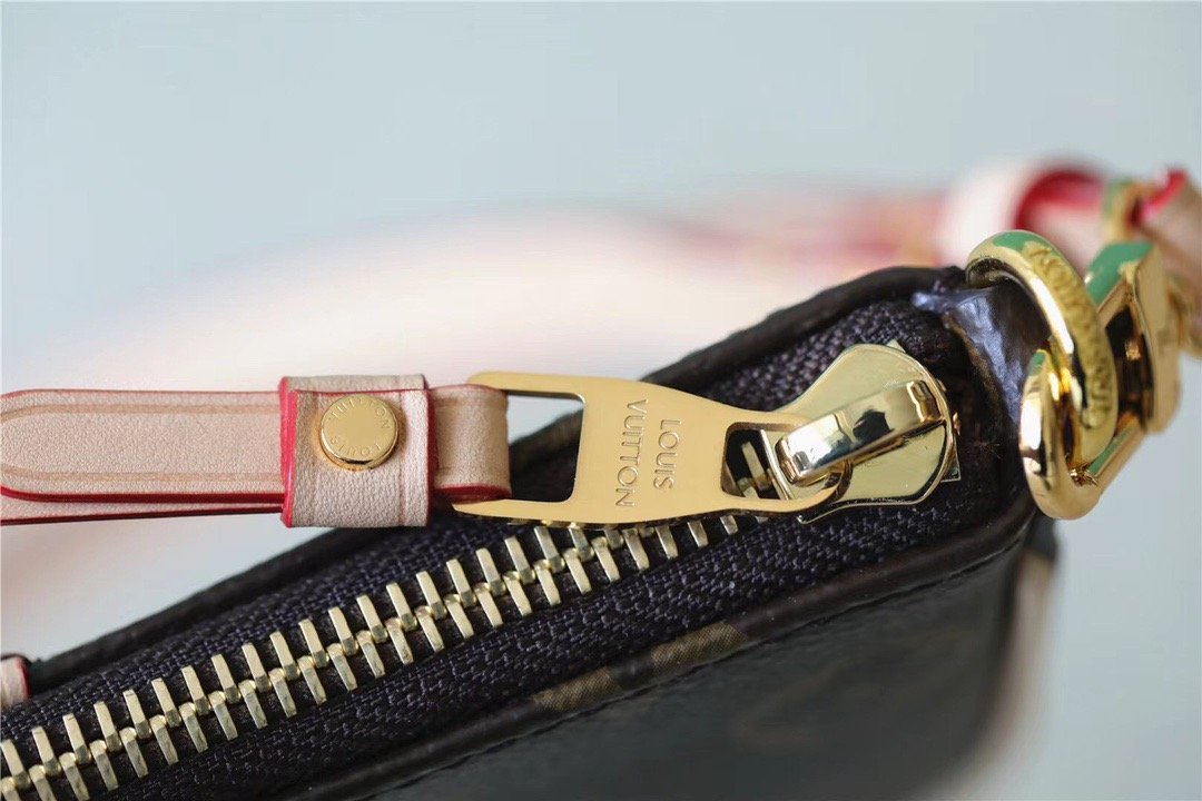 1:1 Replica Louis Vuitton LV Easy Pouch On Strap Monogram Canvas Luxury Bag For Women - 19cm/7.5in - Image 8