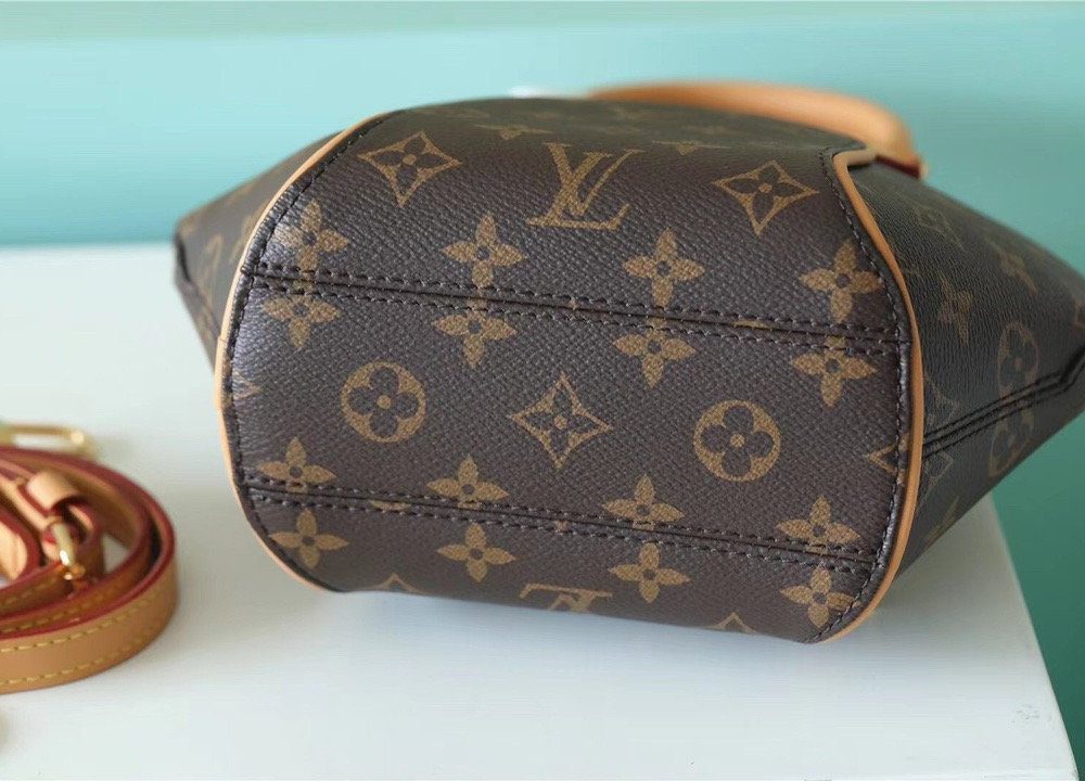 1:1 Replica Louis Vuitton LV Ellipse BB Handbag Created By Nicolas Ghesquiere From Classic Monogram Canvas Luxury bag For Women Brown 23cm/8.9in