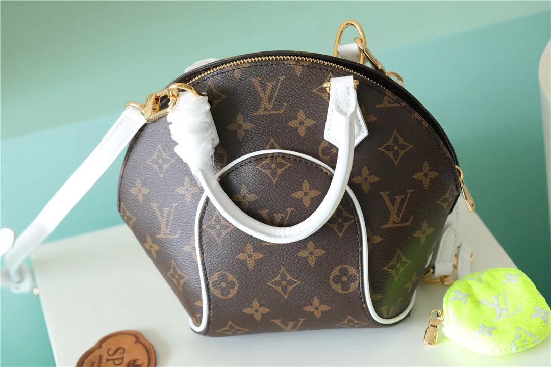 1:1 Replica Louis Vuitton LV Ellipse BB Handbag Created By Nicolas Ghesquière From Classic Monogram Canvas Luxury Bag For Women M20752 - 9.1in/23cm - Image 8