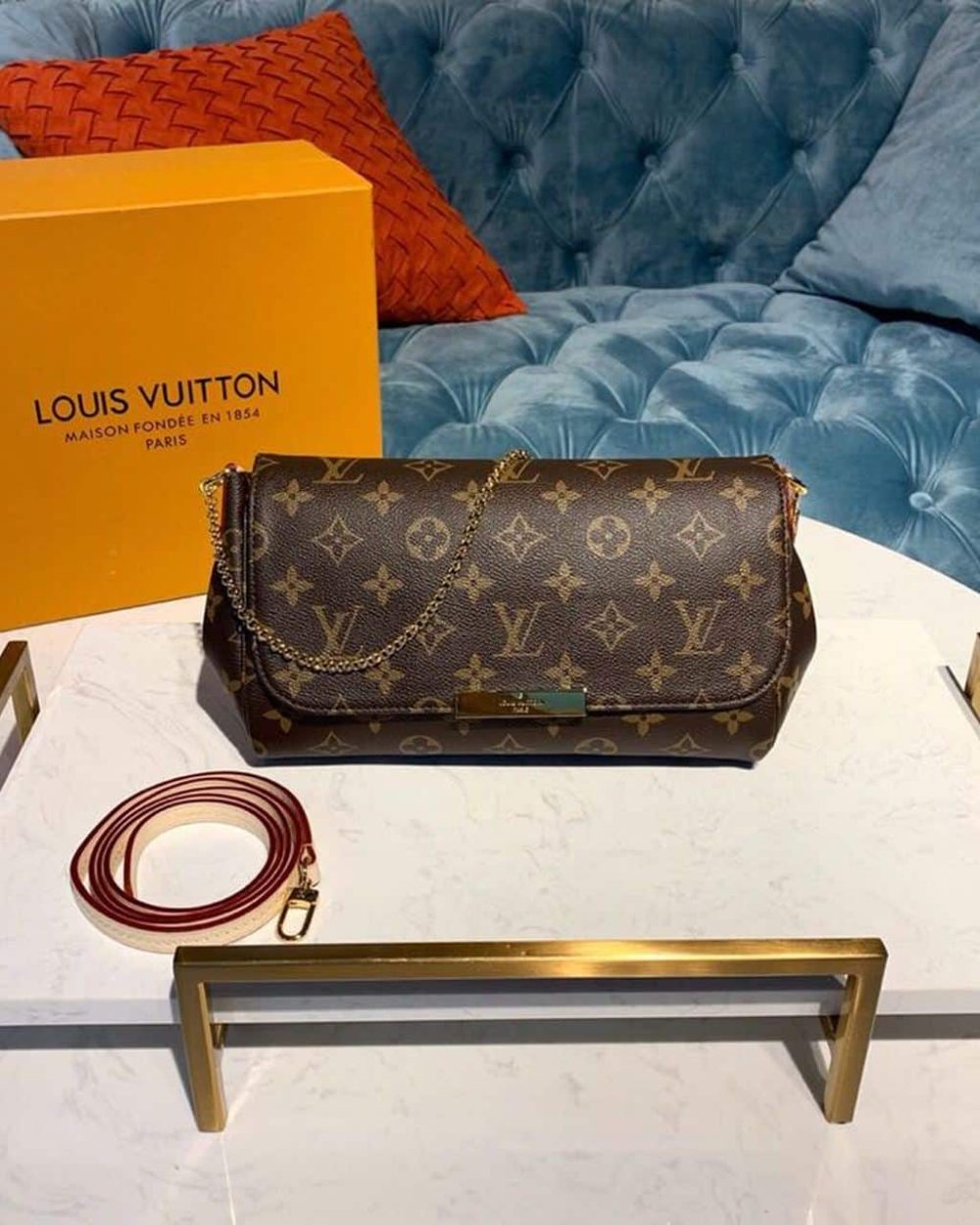1:1 Replica Louis Vuitton LV Favorite PM Monogram Canvas Luxury Bag For Women M40717 -  10.2in/26cm