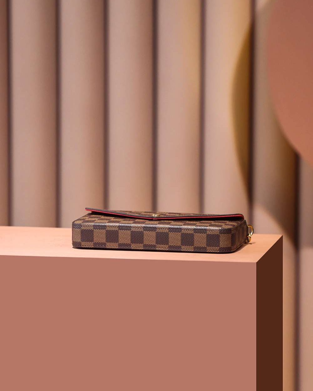 1:1 Replica Louis Vuitton LV Felicie Pochette Brown Luxury Bag For Women N63032 - 21cm / 8.3in