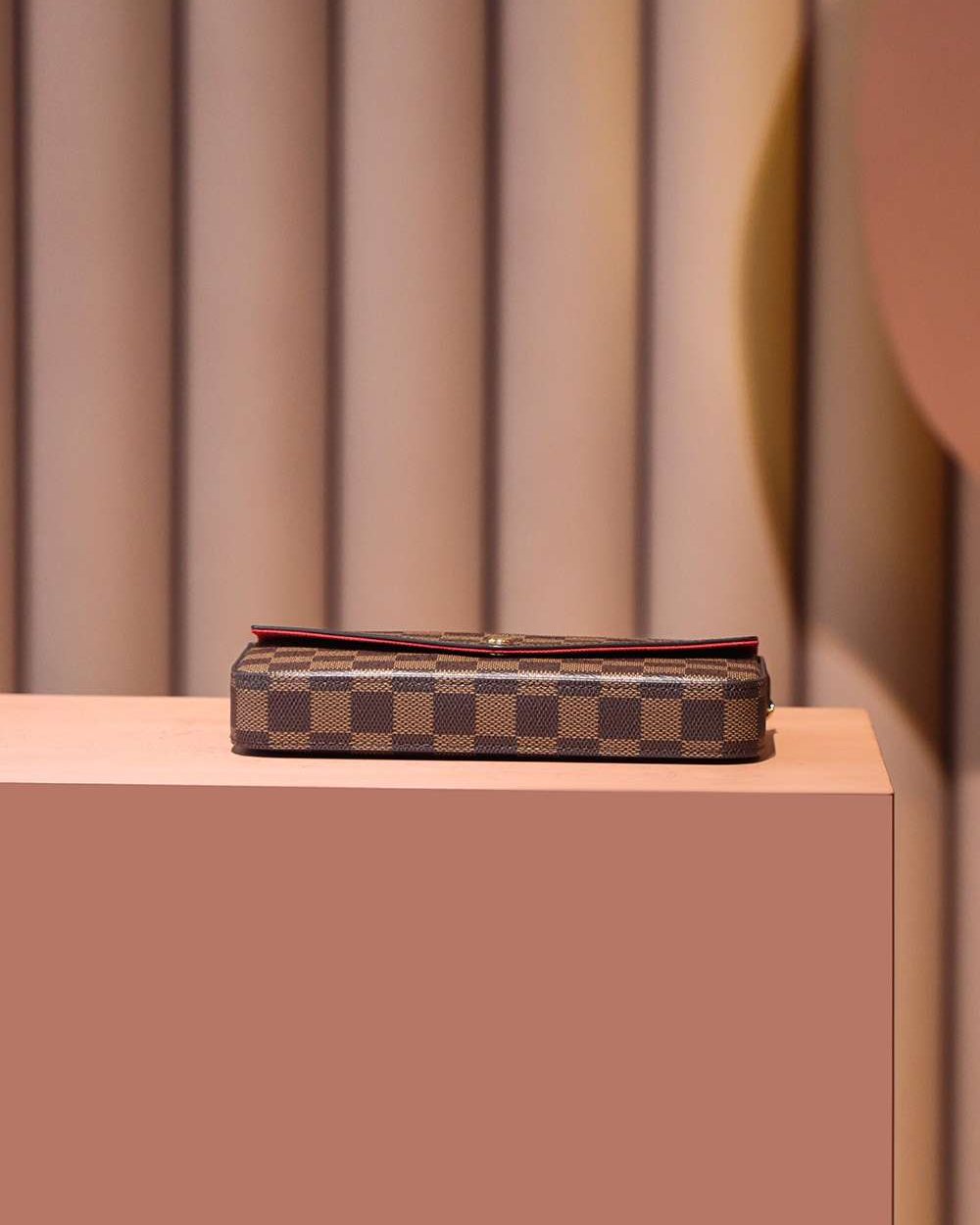 1:1 Replica Louis Vuitton LV Felicie Pochette Brown Luxury Bag For Women N63032 - 21cm / 8.3in