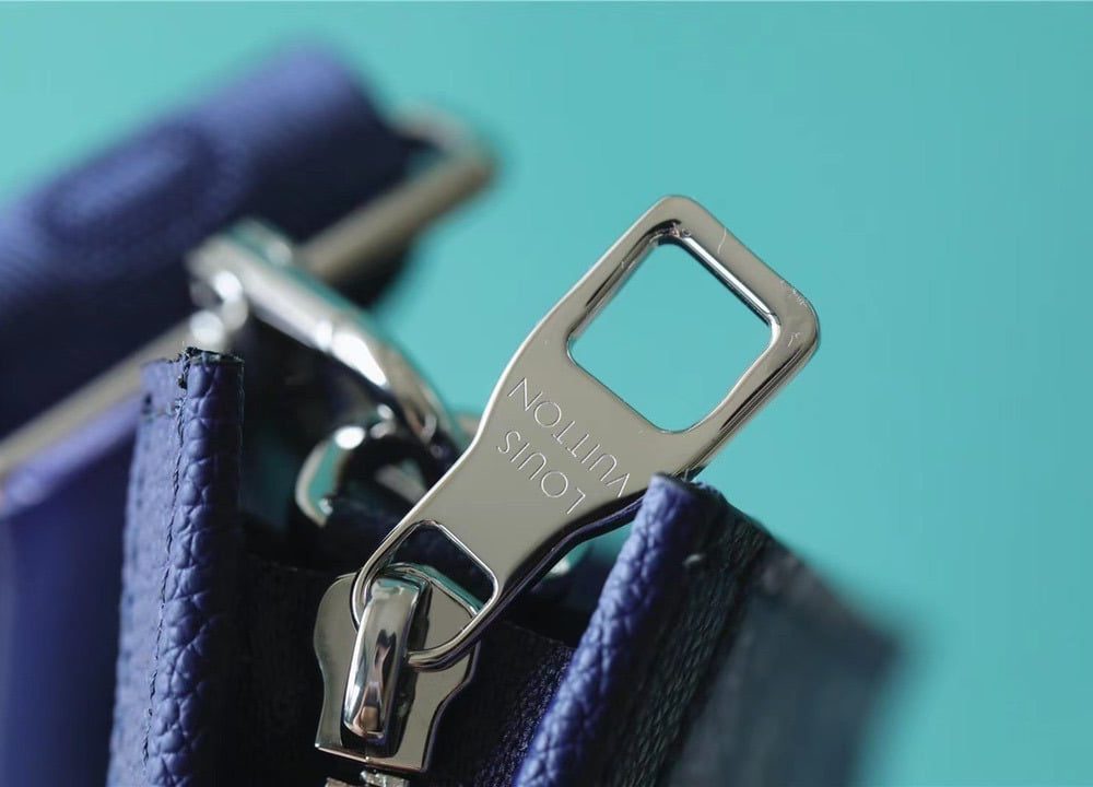 1:1 Replica Louis Vuitton LV Gaston Wearable Wallet Monogram Blue Unique Bag For Men M81431 - 8.7in/22cm