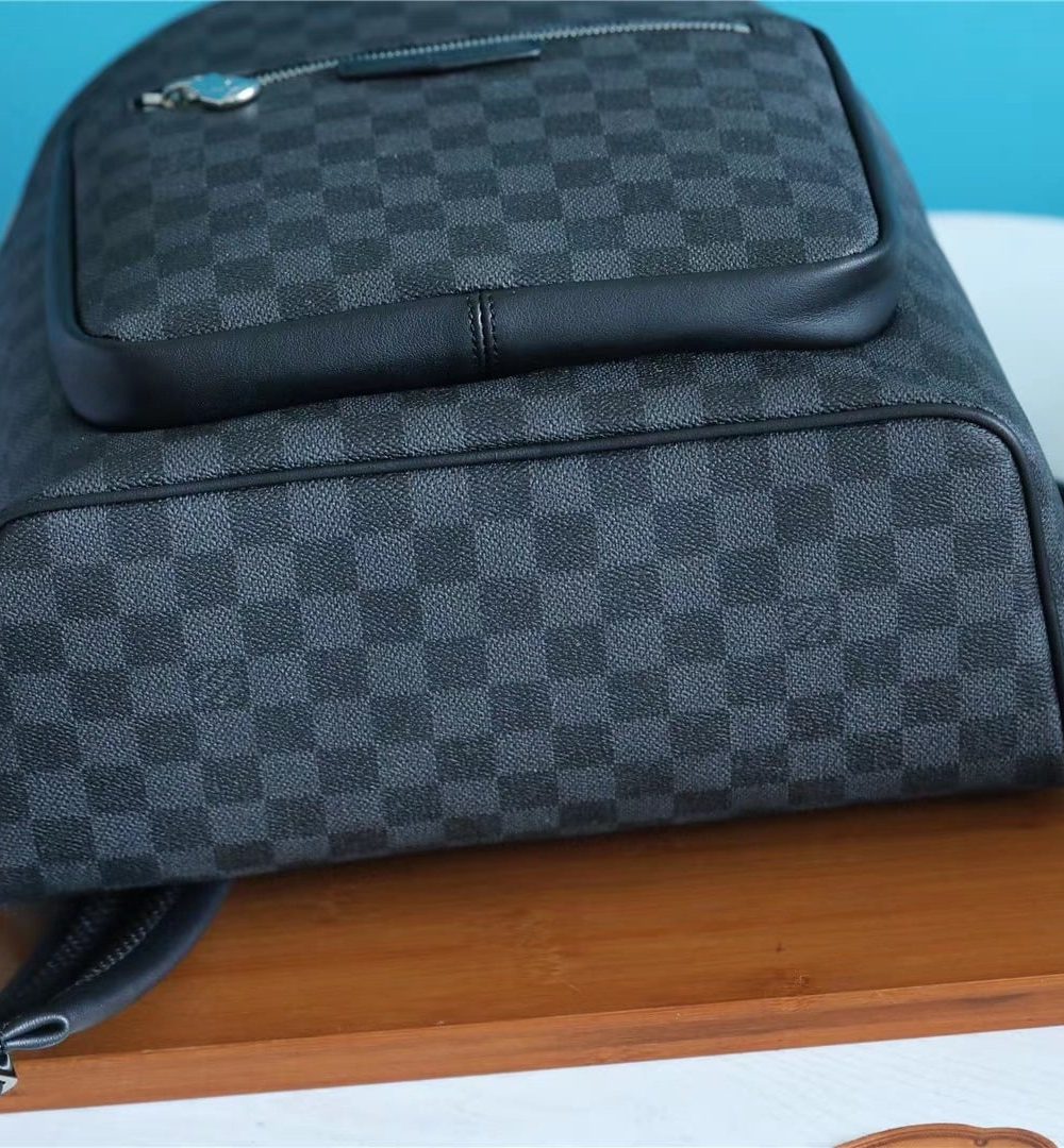 1:1 Replica Louis Vuitton LV Josh Backpack Damier Graphite Canvas Unique Bag For Men N40365 - 40cm