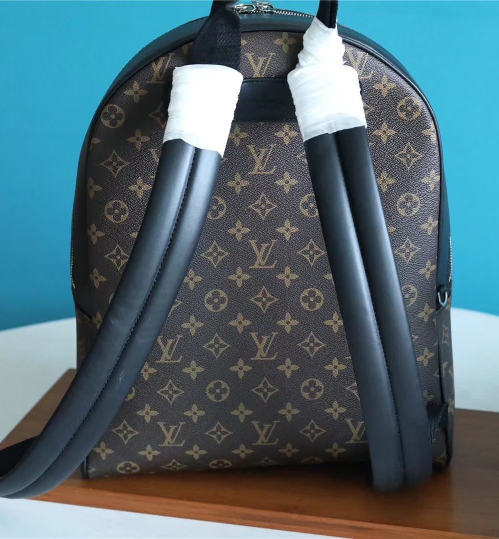1:1 Replica Louis Vuitton LV Josh Backpack Monogram Macassar Unique Bag For Men M45349 - 15.7in/40cm