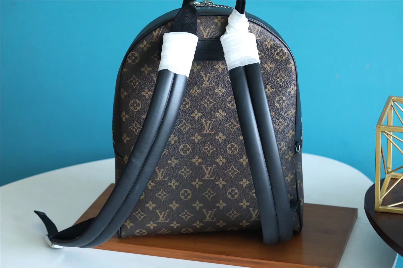 1:1 Replica Louis Vuitton LV Josh Backpack Monogram Macassar Unique Bag For Men M45349 - 15.7in/40cm - Image 3