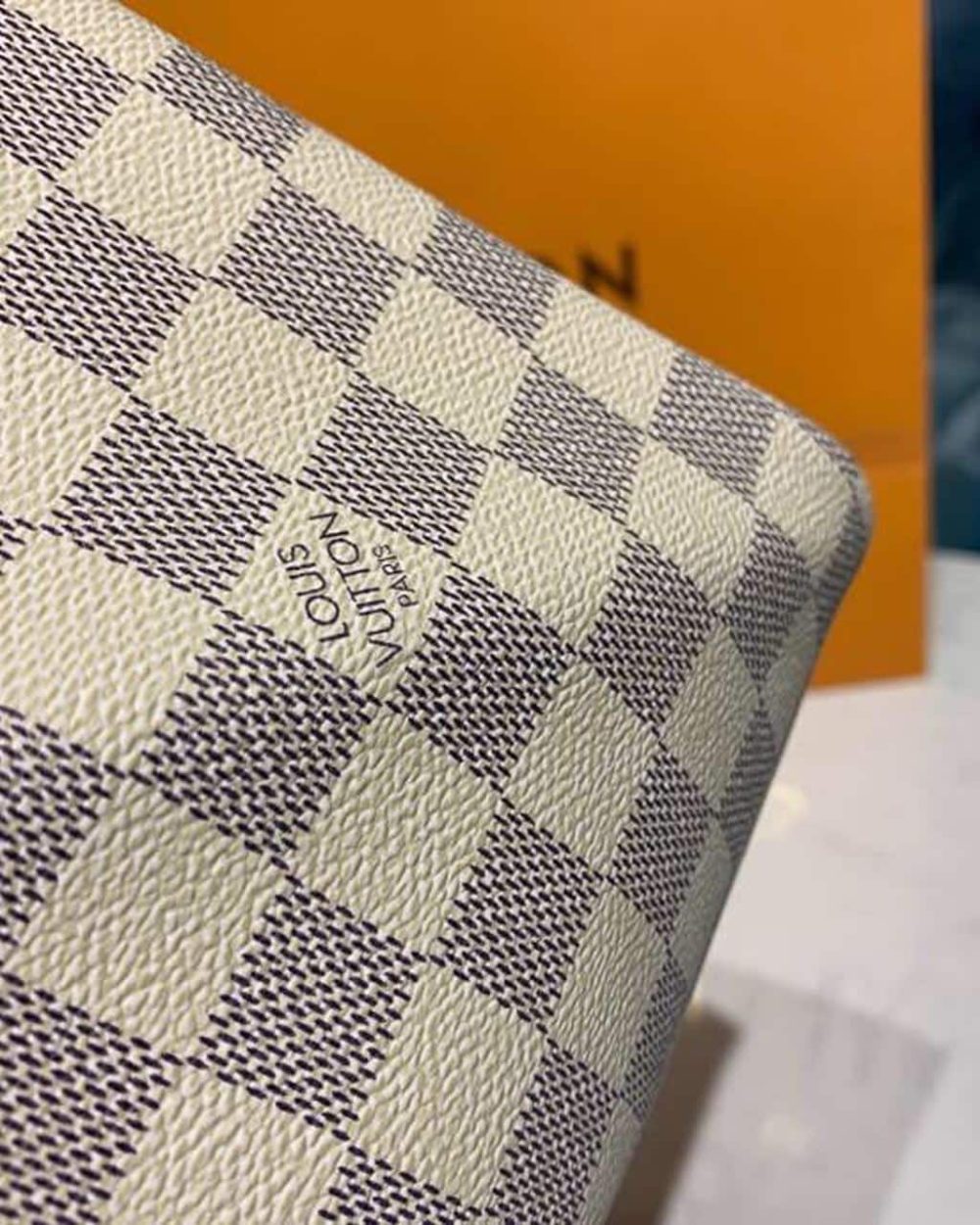 1:1 Replica Louis Vuitton LV Keepall Bandouliere 45 Damier Azur Canvas Luxury Bag For Women N41430 - 17.7in/45cm