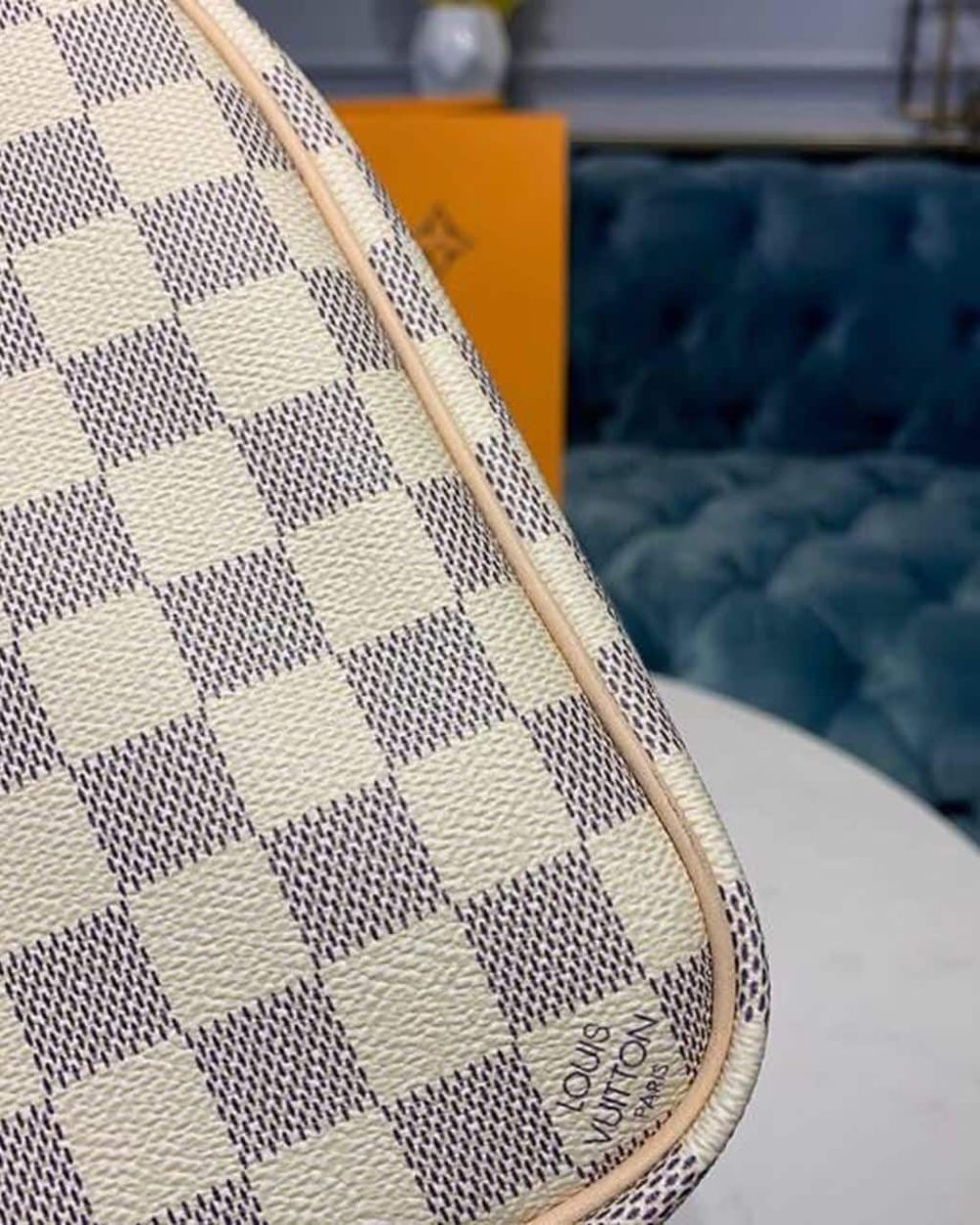 1:1 Replica Louis Vuitton LV Keepall Bandouliere 45 Damier Azur Canvas Luxury Bag For Women N41430 - 17.7in/45cm