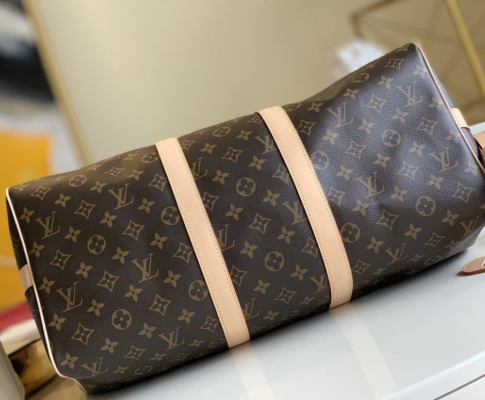 1:1 Replica Louis Vuitton LV Keepall Bandouliere 45 Monogram Canvas Luxury Bag For Women M41418 - 17.7in/45cm