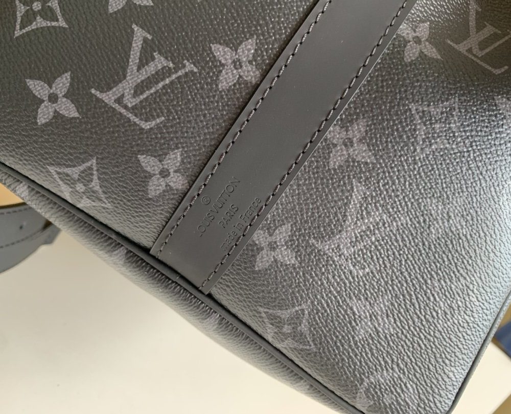 1:1 Replica Louis Vuitton LV Keepall Bandouliere 45 Monogram Eclipse Canvas Unique Bag For Men M40569 - 17.7in/45cm