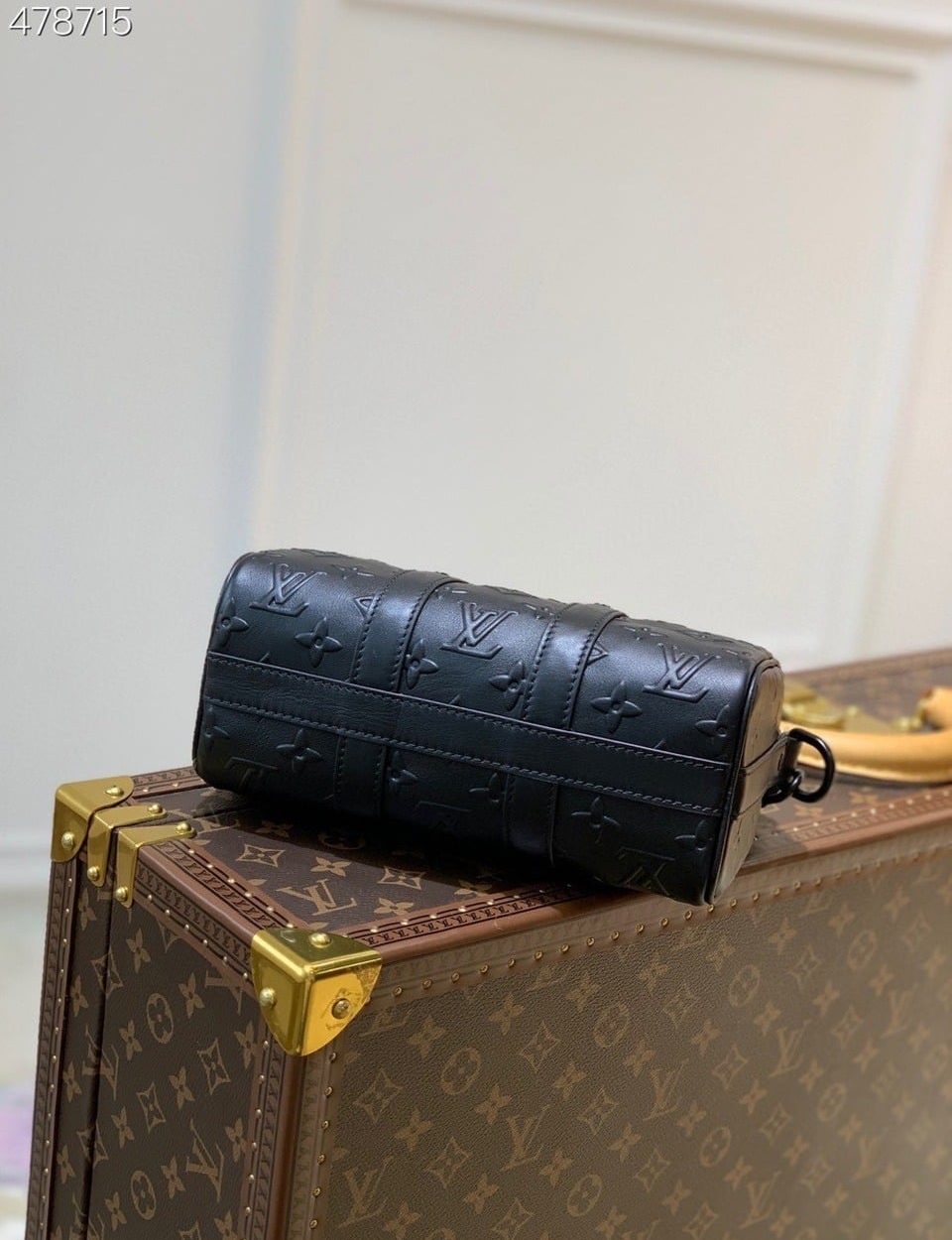 1:1 Replica Louis Vuitton LV Keepall XS Monogram Seal Black Luxury Bag For Women M57960 - 8.3in/21cm