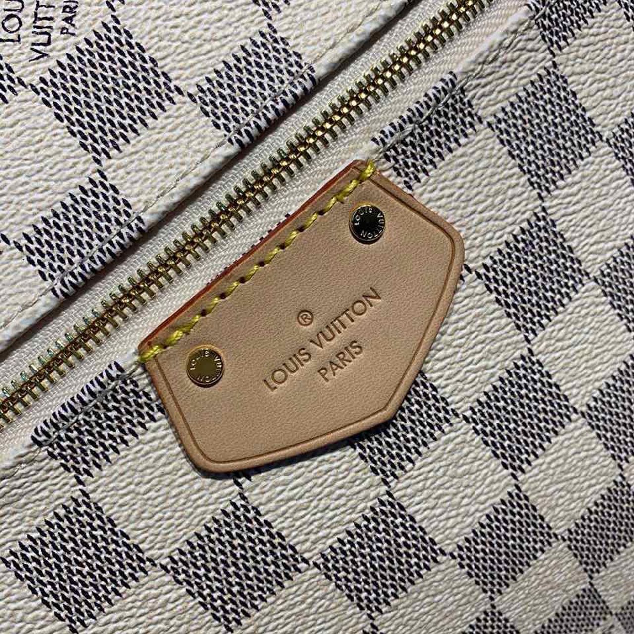 1:1 Replica Louis Vuitton LV Lena MM Damier Azur Canvas Luxury Bag For Women N44040 - 13in/33cm - Image 8