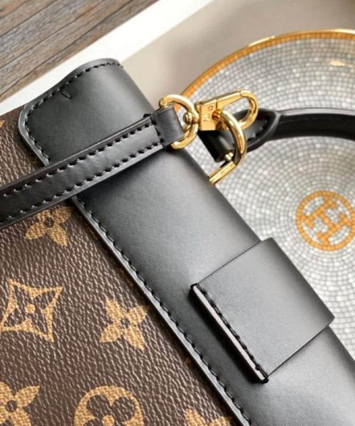 1:1 Replica Louis Vuitton LV Locky BB Monogram Canvas Black Luxury Bag For Women M44141 -  7.9in/20cm