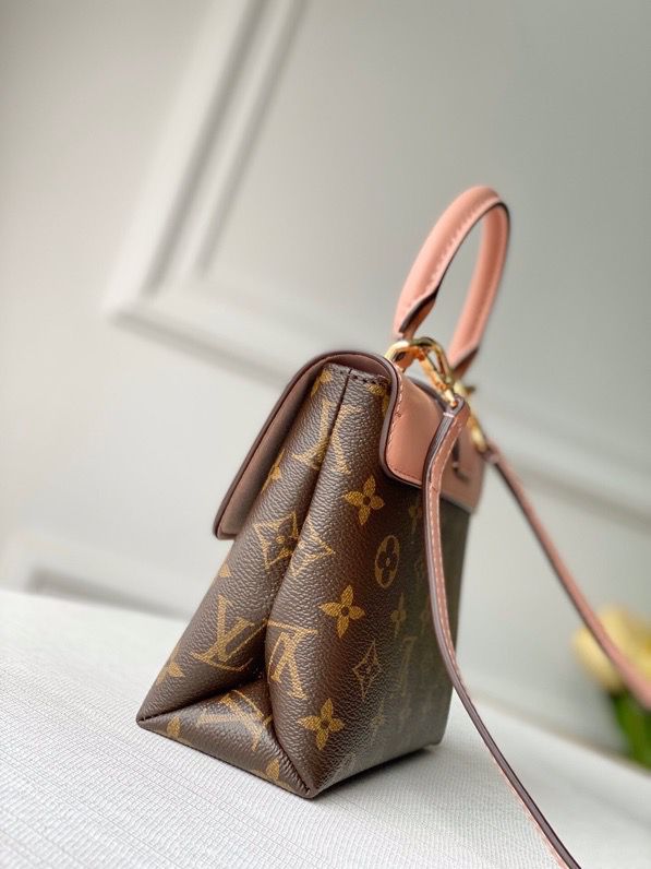 1:1 Replica Louis Vuitton LV Locky BB Monogram Canvas Rose Poudre Pink Luxury Bag For Women M44080 - 7.9in/20cm - Image 6