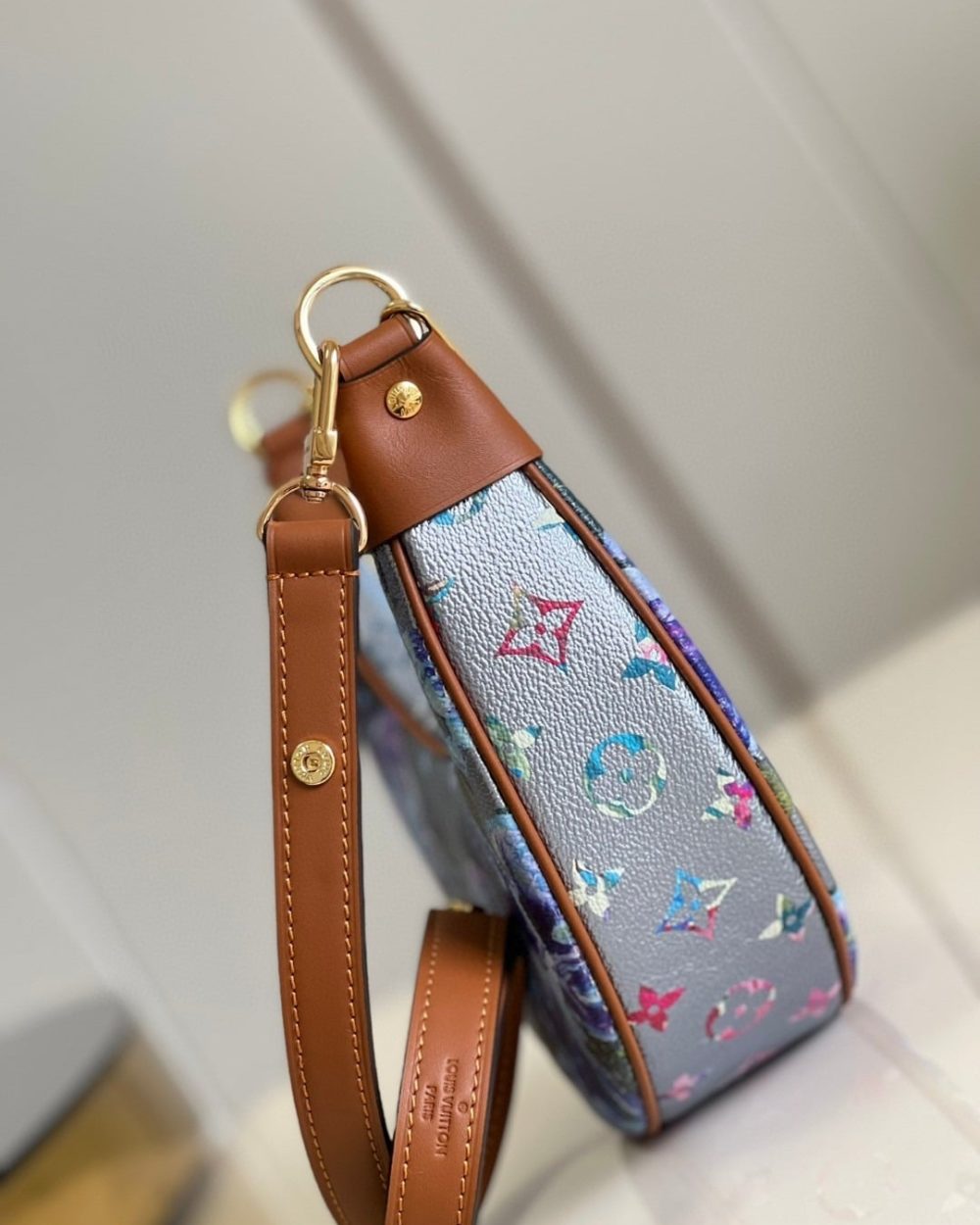 1:1 Replica Louis Vuitton LV Loop Half-Moon Baguette Bag Multicolor Luxury Bag For Women - 9.1in/23cm