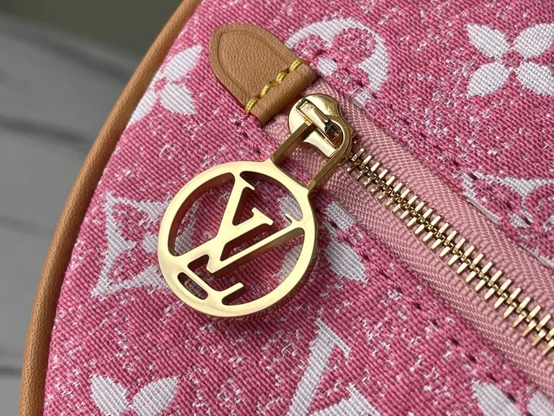 1:1 Replica Louis Vuitton LV Loop Since 1854 Jacquard Pink Luxury Bag For Wonmen M81166 - 9.1in/23cm - Image 2