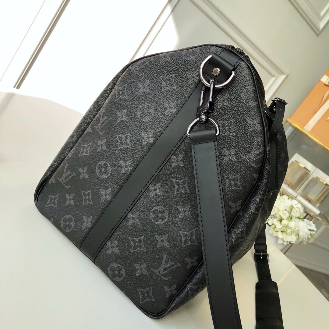 1:1 Replica Louis Vuitton LV Luggage Bag Monogram Black Unique Bag Unisex - 50cm - Image 6