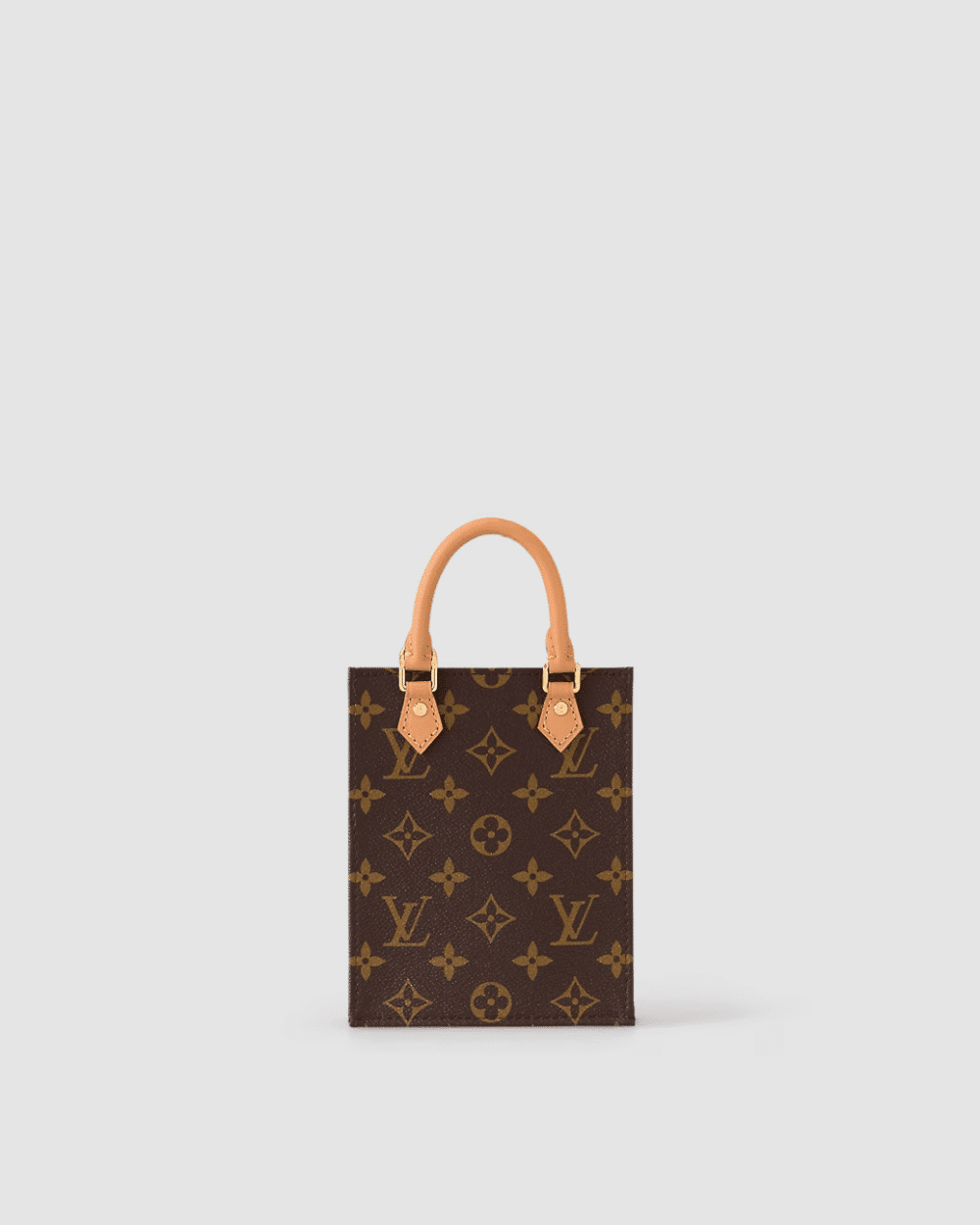 1:1 Replica Louis Vuitton LV Petit Sac Plat Monogram Canvas Essential Bag For Women M81295 - 17 cm/6.6 in