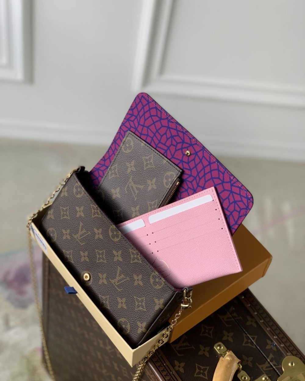 1:1 Replica Louis Vuitton LV LV x YK Félicie Pochette Exclusive Bag For Women M82108 - 8.3in/21cm