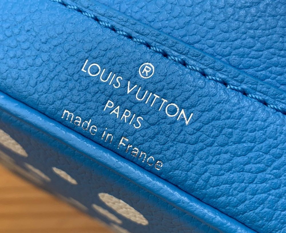 1:1 Replica Louis Vuitton LV LV x YK Nano Noé Blue Gorgeous Bag For Women M81985 - 6.3in/ 16cm