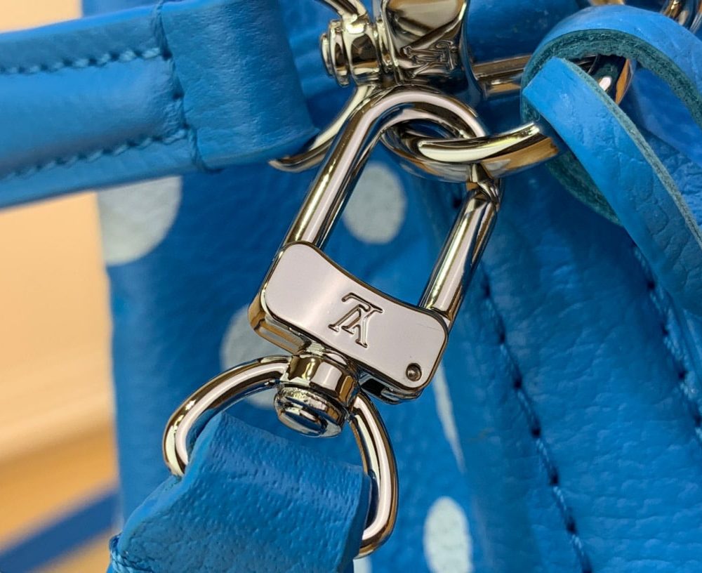 1:1 Replica Louis Vuitton LV LV x YK Nano Noé Blue Gorgeous Bag For Women M81985 - 6.3in/ 16cm