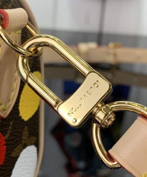 1:1 Replica Louis Vuitton LV LV x YK Nano Speedy Brown Vibrant Bag For Women M81979 - 16cm/ 6.3in