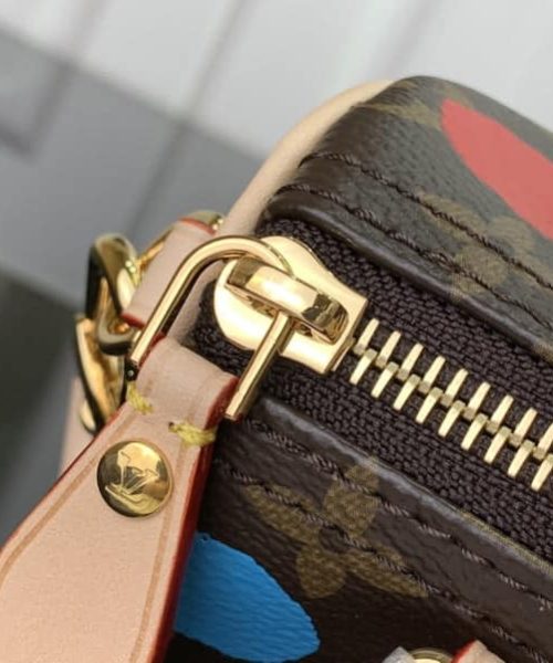 1:1 Replica Louis Vuitton LV LV x YK Nano Speedy Brown Vibrant Bag For Women M81979 - 16cm/ 6.3in