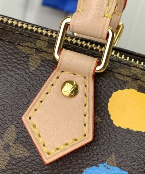 1:1 Replica Louis Vuitton LV LV x YK Nano Speedy Brown Vibrant Bag For Women M81979 - 16cm/ 6.3in