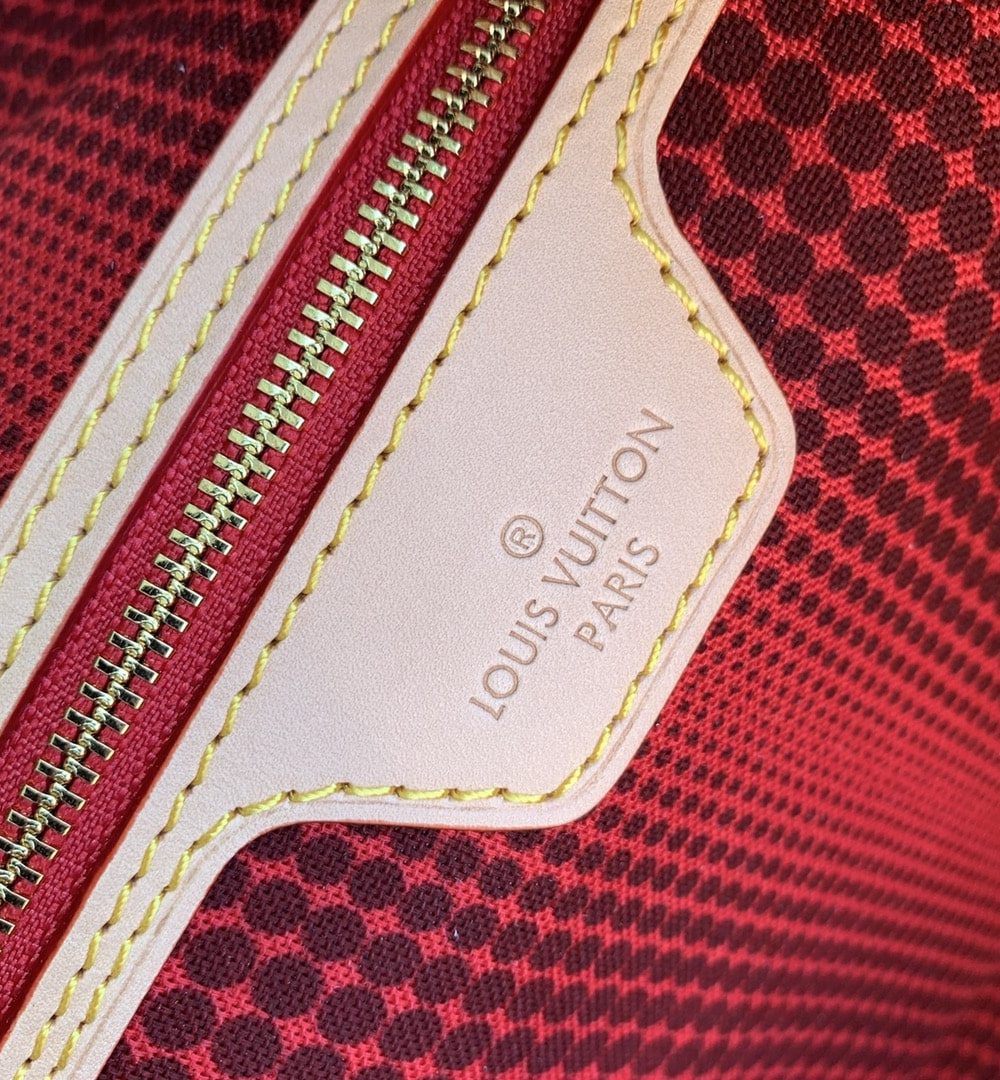 1:1 Replica Louis Vuitton LV LV x YK Neverfull MM Brown Vibrant Bag For Women M46381 - 31cm/ 12.2 in