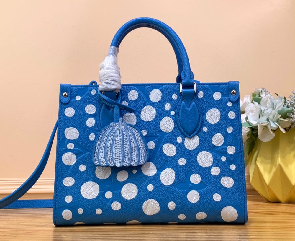 1:1 Replica Louis Vuitton LV LV x YK OnTheGo PM Blue Vibrant Bag For Women M46424 - 9.8in/ 25cm